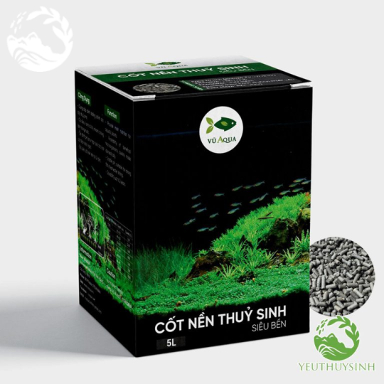 Cốt nền Vũ Aqua – Cốt nền thủy sinh siêu bền (hộp 5L)